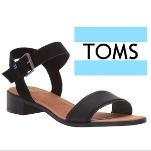 TOMS ankle strap leather sandal